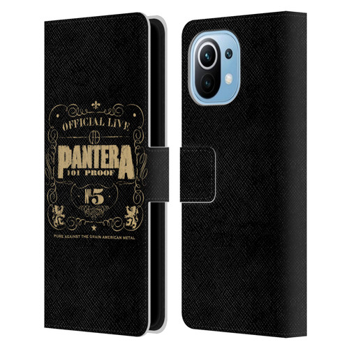 Pantera Art 101 Proof Leather Book Wallet Case Cover For Xiaomi Mi 11