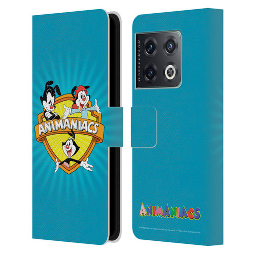 Animaniacs Graphics Logo Leather Book Wallet Case Cover For OnePlus 10 Pro