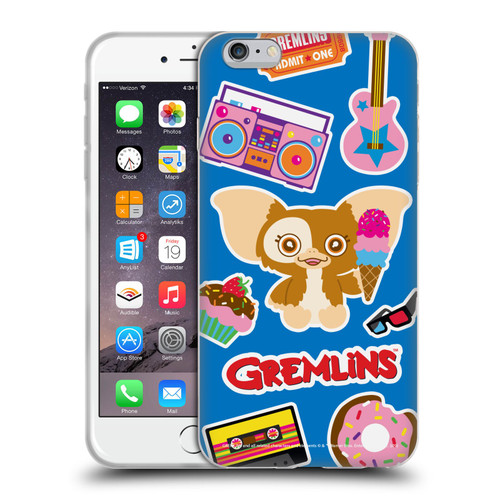 Gremlins Graphics Sticker Print Soft Gel Case for Apple iPhone 6 Plus / iPhone 6s Plus