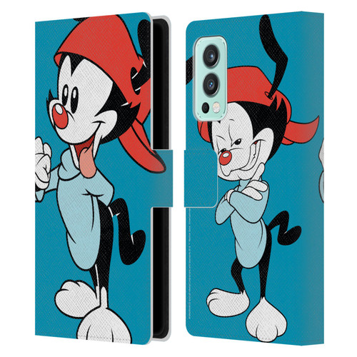 Animaniacs Graphics Wakko Leather Book Wallet Case Cover For OnePlus Nord 2 5G