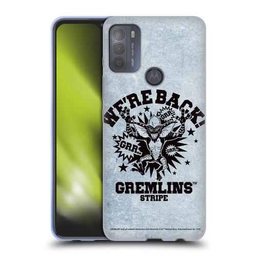 Gremlins Graphics Distressed Look Soft Gel Case for Motorola Moto G50