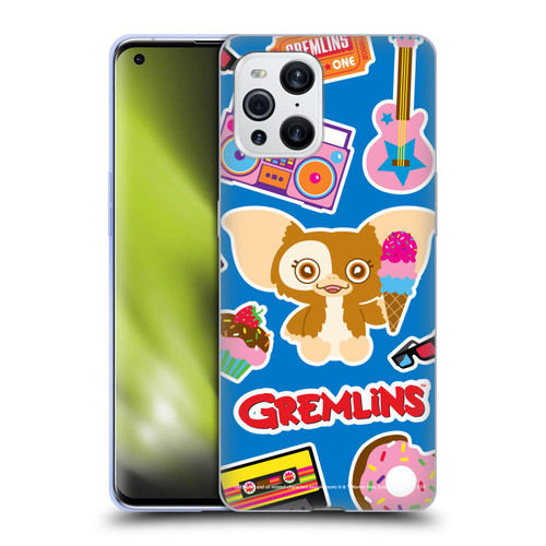 Gremlins Graphics Sticker Print Soft Gel Case for OPPO Find X3 / Pro