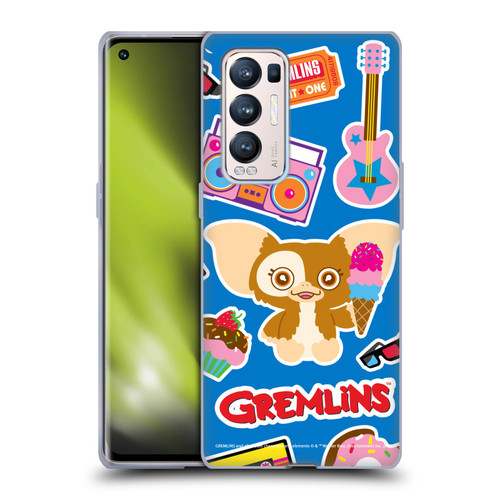 Gremlins Graphics Sticker Print Soft Gel Case for OPPO Find X3 Neo / Reno5 Pro+ 5G