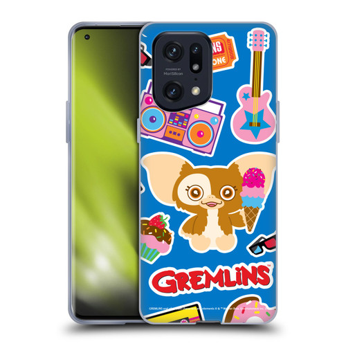 Gremlins Graphics Sticker Print Soft Gel Case for OPPO Find X5 Pro