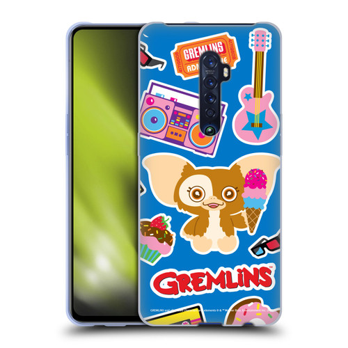 Gremlins Graphics Sticker Print Soft Gel Case for OPPO Reno 2