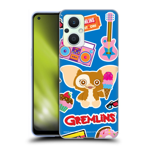 Gremlins Graphics Sticker Print Soft Gel Case for OPPO Reno8 Lite