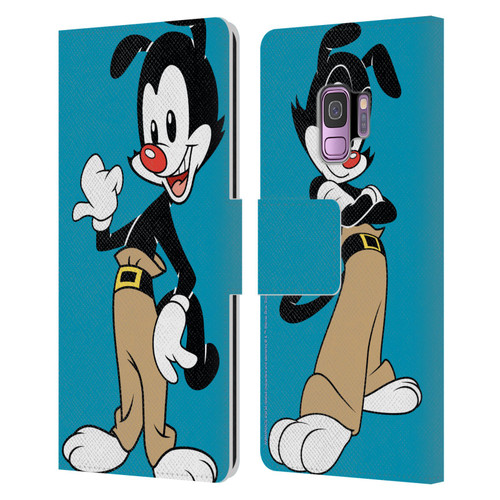 Animaniacs Graphics Yakko Leather Book Wallet Case Cover For Samsung Galaxy S9