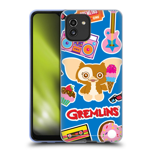 Gremlins Graphics Sticker Print Soft Gel Case for Samsung Galaxy A03 (2021)