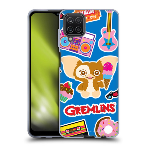 Gremlins Graphics Sticker Print Soft Gel Case for Samsung Galaxy A12 (2020)