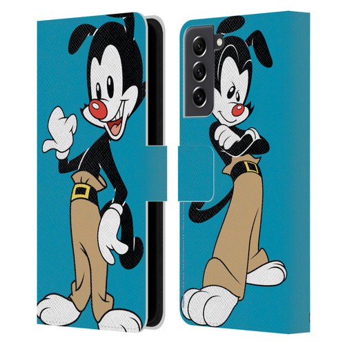 Animaniacs Graphics Yakko Leather Book Wallet Case Cover For Samsung Galaxy S21 FE 5G