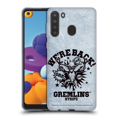 Gremlins Graphics Distressed Look Soft Gel Case for Samsung Galaxy A21 (2020)