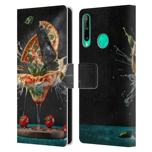 Spacescapes Cocktails Margarita Martini Blast Leather Book Wallet Case Cover For Huawei P40 lite E