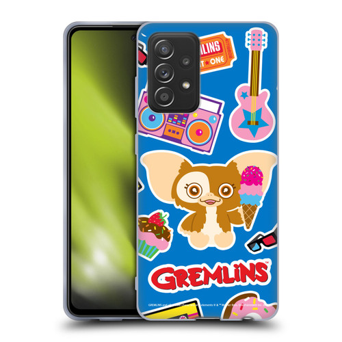 Gremlins Graphics Sticker Print Soft Gel Case for Samsung Galaxy A52 / A52s / 5G (2021)