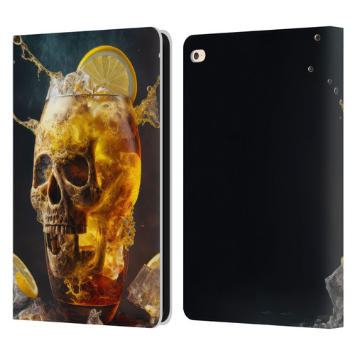 Spacescapes Cocktails Long Island Ice Tea Leather Book Wallet Case Cover For Apple iPad Air 2 (2014)