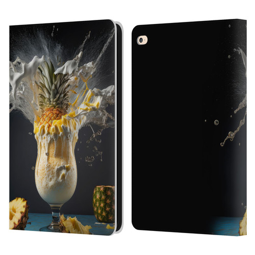 Spacescapes Cocktails Piña Colada Pop Leather Book Wallet Case Cover For Apple iPad Air 2 (2014)