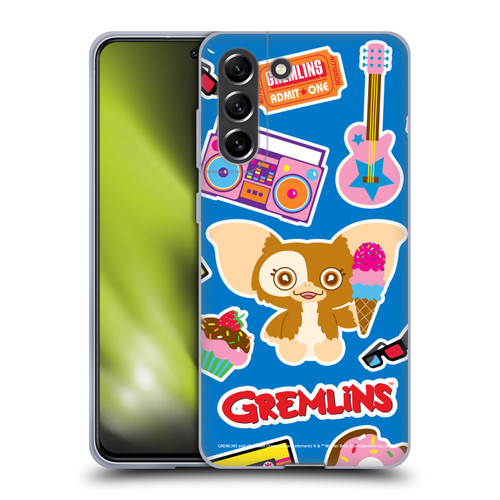 Gremlins Graphics Sticker Print Soft Gel Case for Samsung Galaxy S21 FE 5G