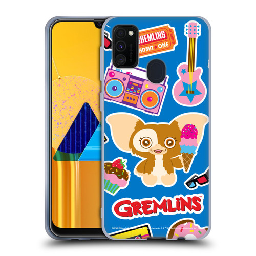 Gremlins Graphics Sticker Print Soft Gel Case for Samsung Galaxy M30s (2019)/M21 (2020)