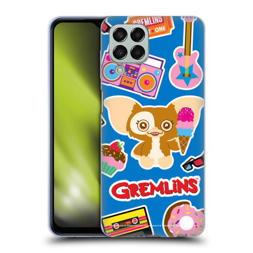 Gremlins Graphics Sticker Print Soft Gel Case for Samsung Galaxy M33 (2022)