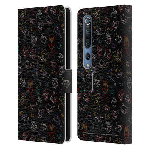 Animaniacs Graphics Pattern Leather Book Wallet Case Cover For Xiaomi Mi 10 5G / Mi 10 Pro 5G