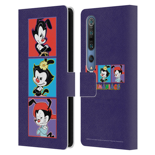 Animaniacs Graphics Tiles Leather Book Wallet Case Cover For Xiaomi Mi 10 5G / Mi 10 Pro 5G
