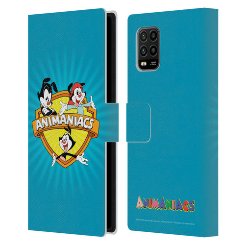 Animaniacs Graphics Logo Leather Book Wallet Case Cover For Xiaomi Mi 10 Lite 5G