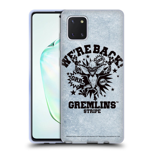 Gremlins Graphics Distressed Look Soft Gel Case for Samsung Galaxy Note10 Lite
