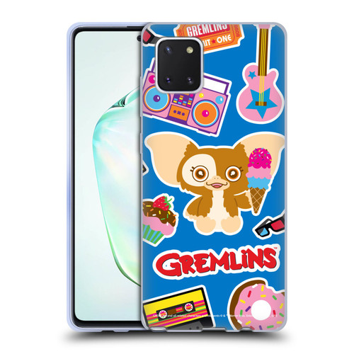 Gremlins Graphics Sticker Print Soft Gel Case for Samsung Galaxy Note10 Lite