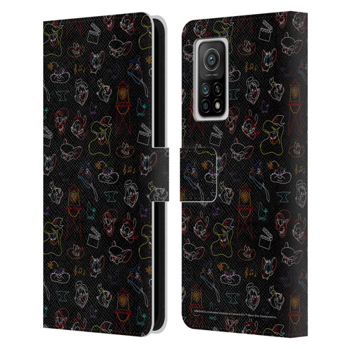 Animaniacs Graphics Pattern Leather Book Wallet Case Cover For Xiaomi Mi 10T 5G
