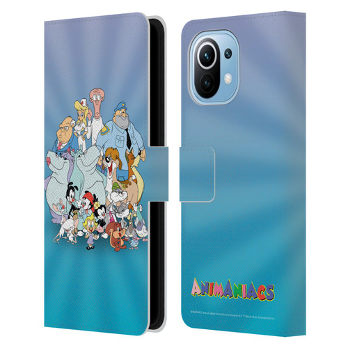 Animaniacs Graphics Group Leather Book Wallet Case Cover For Xiaomi Mi 11