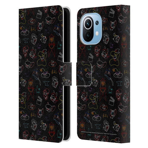 Animaniacs Graphics Pattern Leather Book Wallet Case Cover For Xiaomi Mi 11