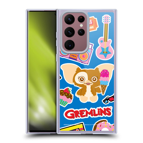 Gremlins Graphics Sticker Print Soft Gel Case for Samsung Galaxy S22 Ultra 5G