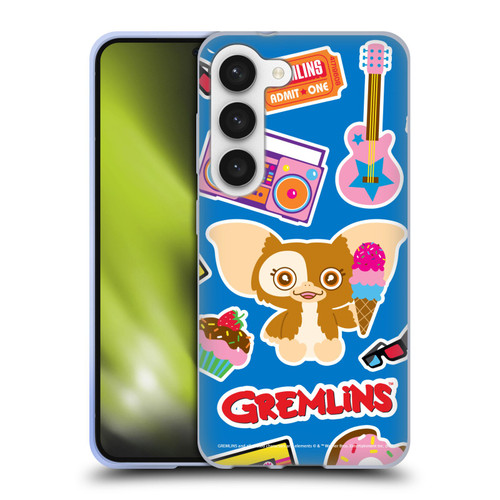 Gremlins Graphics Sticker Print Soft Gel Case for Samsung Galaxy S23 5G
