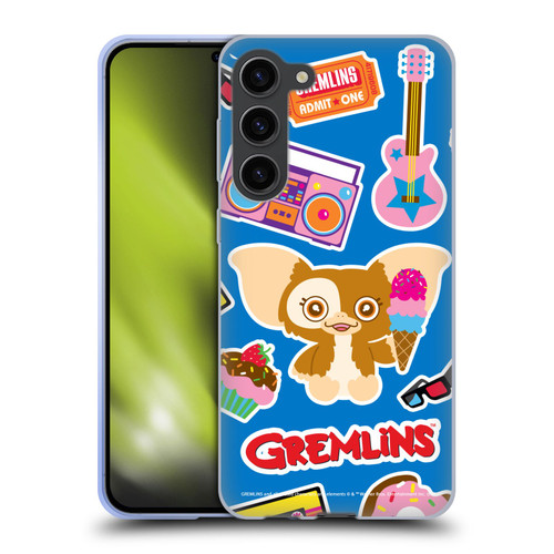 Gremlins Graphics Sticker Print Soft Gel Case for Samsung Galaxy S23+ 5G