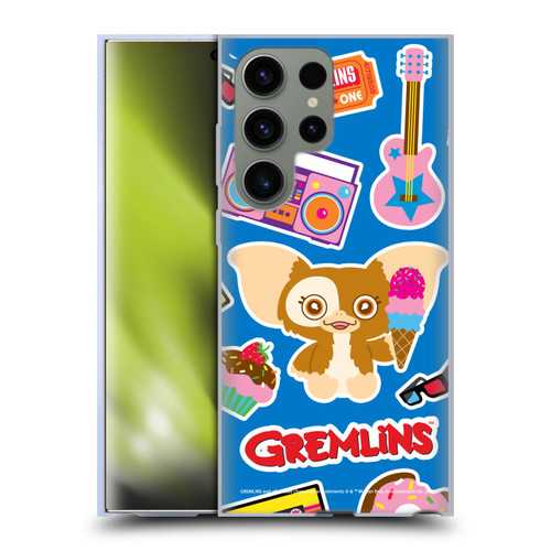Gremlins Graphics Sticker Print Soft Gel Case for Samsung Galaxy S23 Ultra 5G