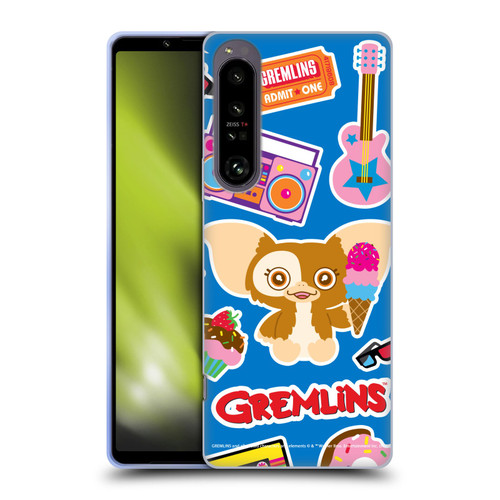 Gremlins Graphics Sticker Print Soft Gel Case for Sony Xperia 1 IV