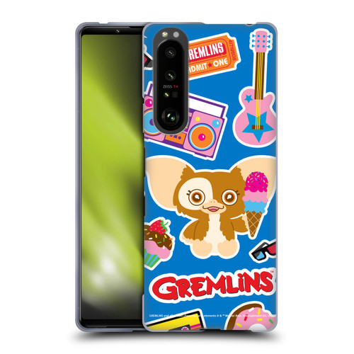 Gremlins Graphics Sticker Print Soft Gel Case for Sony Xperia 1 III
