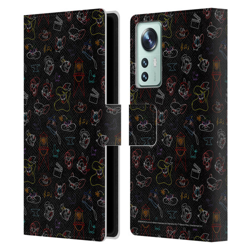 Animaniacs Graphics Pattern Leather Book Wallet Case Cover For Xiaomi 12