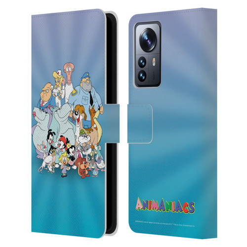 Animaniacs Graphics Group Leather Book Wallet Case Cover For Xiaomi 12 Pro