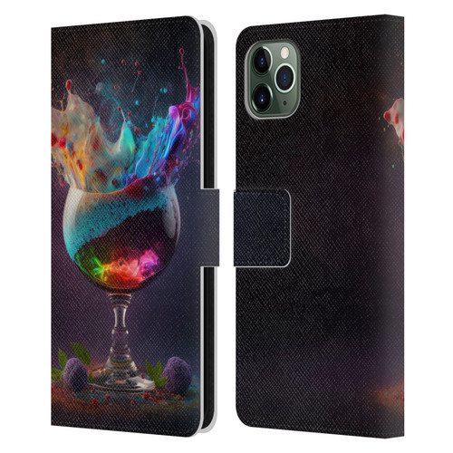 Spacescapes Cocktails Universal Magic Leather Book Wallet Case Cover For Apple iPhone 11 Pro Max