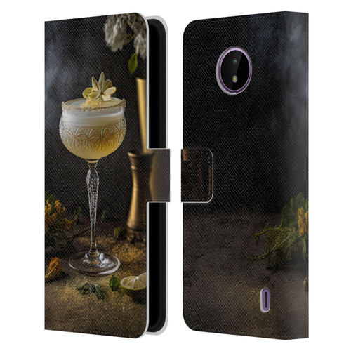 Spacescapes Cocktails Summertime, Margarita Leather Book Wallet Case Cover For Nokia C10 / C20