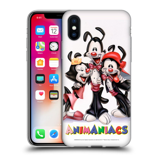 Animaniacs Graphics Formal Soft Gel Case for Apple iPhone X / iPhone XS