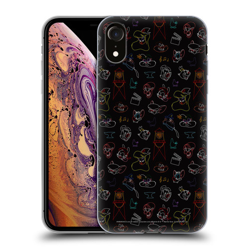 Animaniacs Graphics Pattern Soft Gel Case for Apple iPhone XR