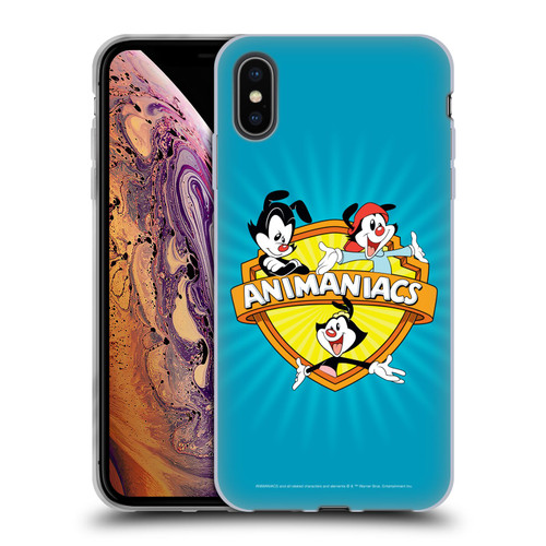 Animaniacs Graphics Logo Soft Gel Case for Apple iPhone XS Max