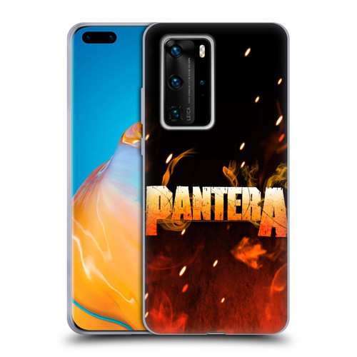 Pantera Art Fire Soft Gel Case for Huawei P40 Pro / P40 Pro Plus 5G