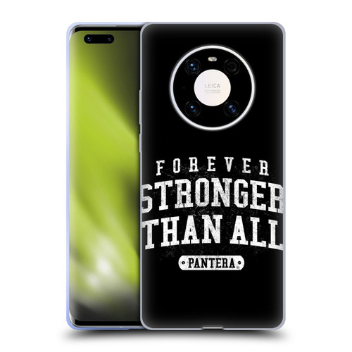 Pantera Art Stronger Than All Soft Gel Case for Huawei Mate 40 Pro 5G