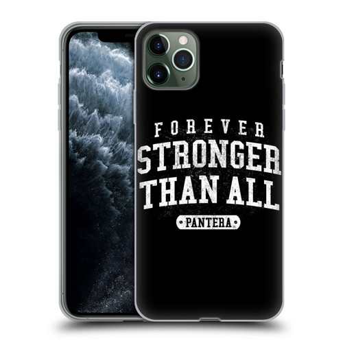 Pantera Art Stronger Than All Soft Gel Case for Apple iPhone 11 Pro Max