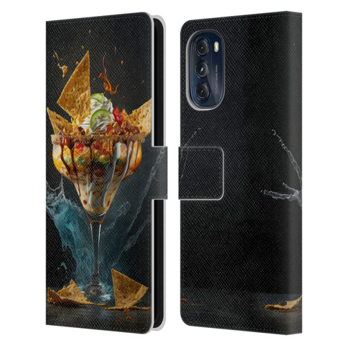 Spacescapes Cocktails Nacho Martini Leather Book Wallet Case Cover For Motorola Moto G (2022)