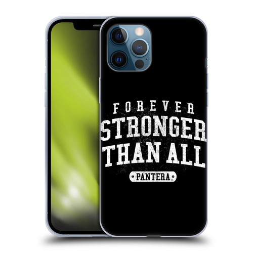 Pantera Art Stronger Than All Soft Gel Case for Apple iPhone 12 Pro Max