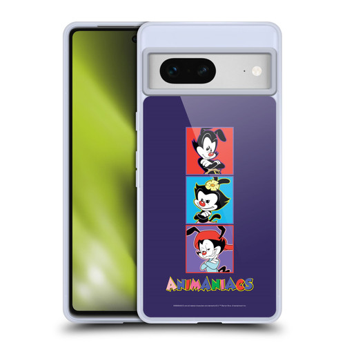 Animaniacs Graphics Tiles Soft Gel Case for Google Pixel 7