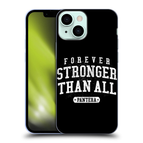Pantera Art Stronger Than All Soft Gel Case for Apple iPhone 13 Mini
